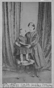 W R Paton with his sister Mary aged 2 or 3